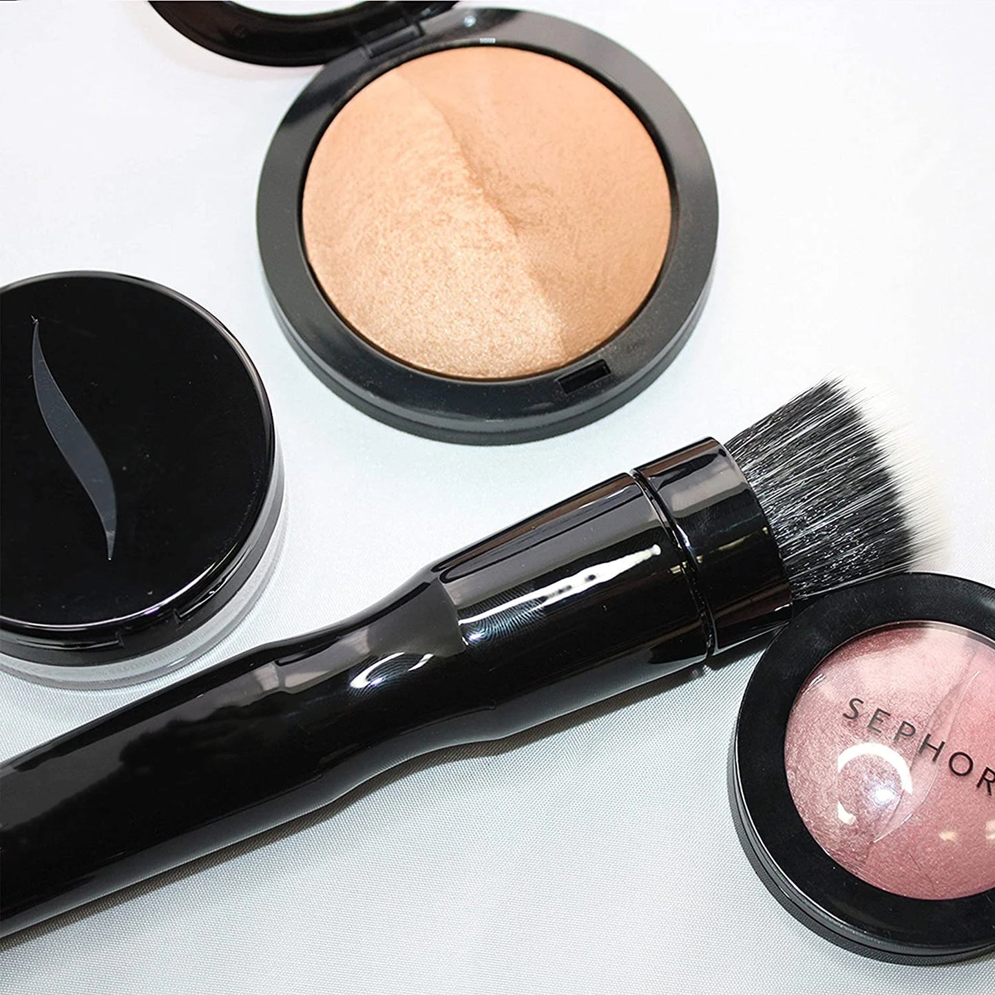 Automatic Rotating Makeup Brush,Electric Makeup Brush,Liquid Foundation Blush and Powder Brush,Premium Synthetic Fiber Bristles