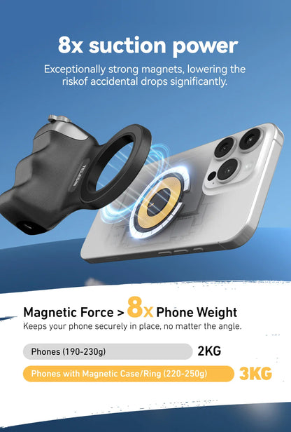 TELESIN FunShot 2 Magnetic Phone Grip & Remote Control-The Joop Basket